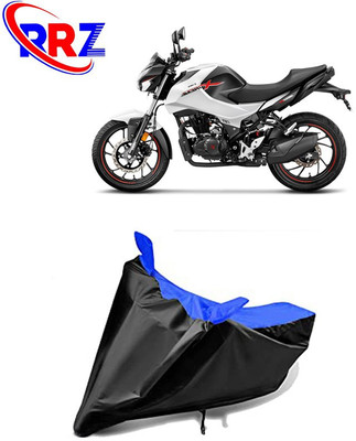 RRZ Waterproof Two Wheeler Cover for Hero(Xtreme, Black, Blue)