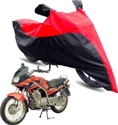 FurniGully Two Wheeler Cover for Kinetic(GF 170, Red, Black)
