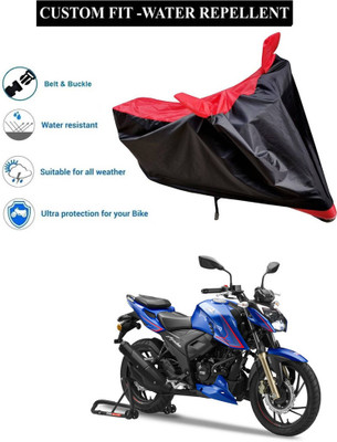 CODOKI Waterproof Two Wheeler Cover for TVS(Apache RTR 200 4V, Red)