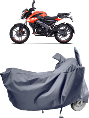 Amexride Two Wheeler Cover for Bajaj(Pulsar NS125, Grey)