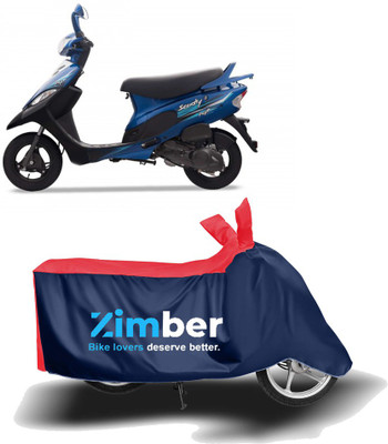 APNEK Two Wheeler Cover for TVS(Scooty Pep+, Red, Blue)