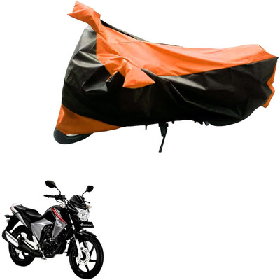 MMSSTAR Waterproof Two Wheeler Cover for Honda(Dazzler, Black, Blue)