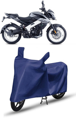 KEDIT Two Wheeler Cover for Bajaj(Pulsar NS 200, Blue)