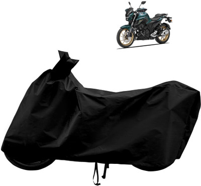 Horseyaart Waterproof Two Wheeler Cover for Yamaha(FZS 25, Black)