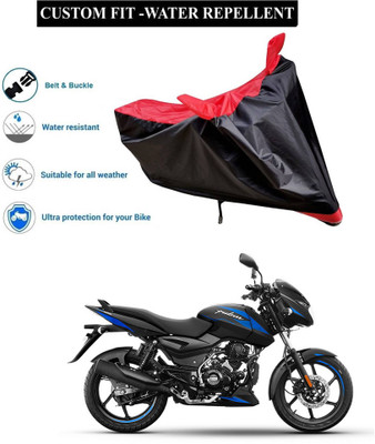 PAGORA Waterproof Two Wheeler Cover for Bajaj(Pulsar 125, Red)