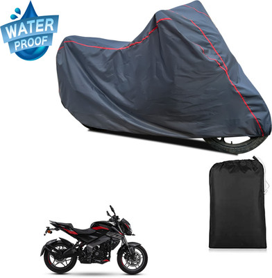 PAGORA Waterproof Two Wheeler Cover for Bajaj(Pulsar NS200, Grey)
