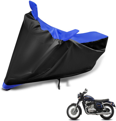 Euro Care Waterproof Two Wheeler Cover for JAWA(Forty Two, Blue)