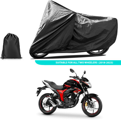 CODOKI Two Wheeler Cover for Suzuki(Gixxer Special Edition, Black)