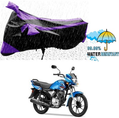 Ascension Two Wheeler Cover for Yamaha(Saluto RX, Black, Blue)