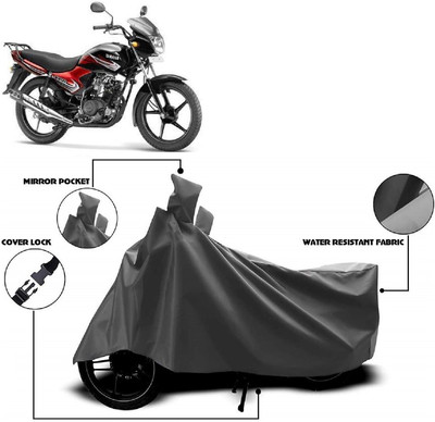 MMSSTAR Waterproof Two Wheeler Cover for Yamaha(YBR 110, Grey)