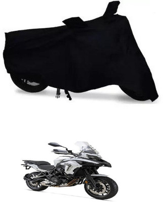 THE REAL ARV Waterproof Two Wheeler Cover for Benelli(TRK 502, Black)