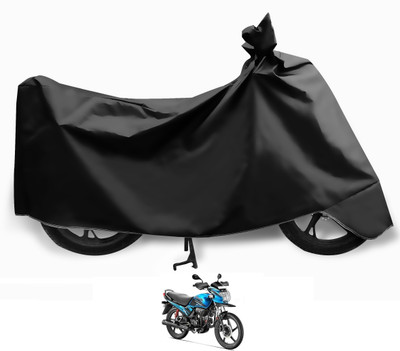 Auto Hub Two Wheeler Cover for Hero(Passion Pro, Black)