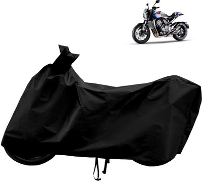 Horseyaart Waterproof Two Wheeler Cover for Honda(CB1000R Plus, Black)