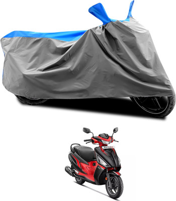 CODOKI Waterproof Two Wheeler Cover for Hero(Motocorp Maestro Electric, Grey, Blue)