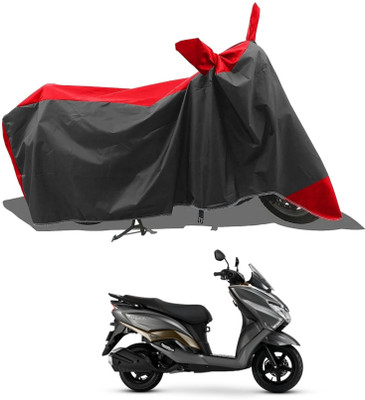 KEDIT Two Wheeler Cover for Suzuki(Burgman Street, Red)