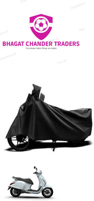 bhagat chander traders Waterproof Two Wheeler Cover for Bajaj(Urbanite Chetak BS6, Black)
