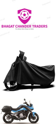 bhagat chander traders Waterproof Two Wheeler Cover for CFMoto(650MT, Black)