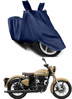 Furious3D Two Wheeler Cover for Royal Enfield(Bullet Trials 500, Blue)