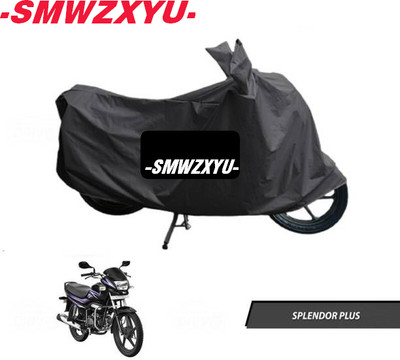 smwzxyu Waterproof Two Wheeler Cover for Hero(Splendor Pro, Black)