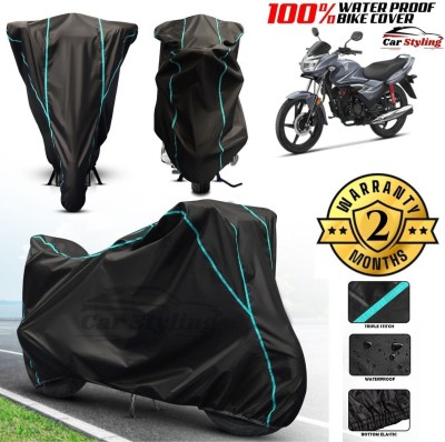 Car Styling Waterproof Two Wheeler Cover for Honda(Shine, Black)