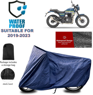GOSHIV-car and bike accessories Waterproof Two Wheeler Cover for Royal Enfield(Blue)