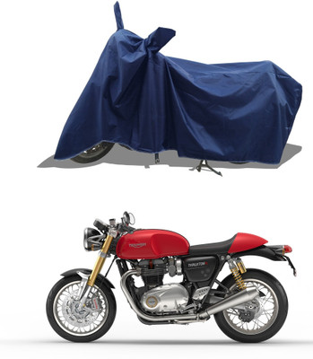 Romeiz Two Wheeler Cover for Triumph(Thruxton 1200 R, Blue)