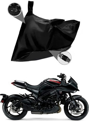 KEDIT Two Wheeler Cover for Suzuki(Katana, Black)