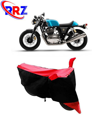 AutoGalaxy Waterproof Two Wheeler Cover for Royal Enfield(Continental GT, Black, Red)