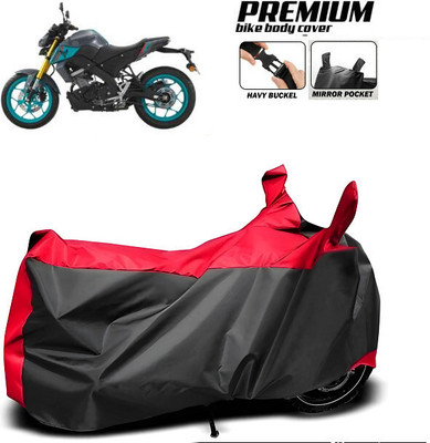 SK AUTO Waterproof Two Wheeler Cover for Yamaha(Red)