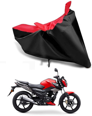 KEDIT Two Wheeler Cover for TVS(Raider, Red, Black)