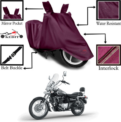 AASHTIK MART Two Wheeler Cover for Bajaj(Avenger Cruise 220 BS6, Maroon)