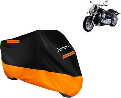 Juvdoxj Waterproof Two Wheeler Cover for Suzuki(Intruder M1800R, Orange)