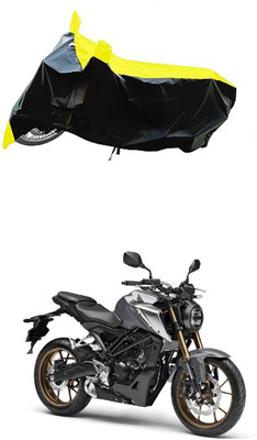 VESMEI Two Wheeler Cover for Honda(CB, Yellow)
