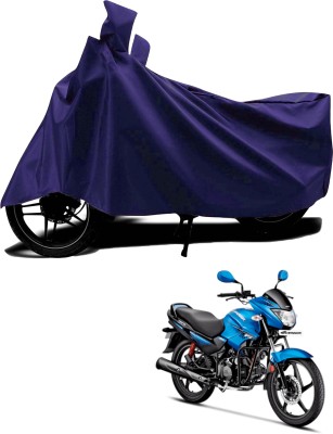 KEDIT Waterproof Two Wheeler Cover for Hero(Glamour Programmed FI, Blue)