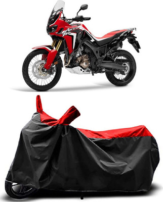 MMSSTAR Waterproof Two Wheeler Cover for Honda(CRF1000L Africa Twin BS6, Red)