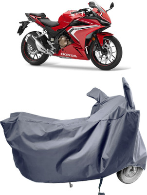 Amexride Two Wheeler Cover for Honda(CBR500R, Grey)
