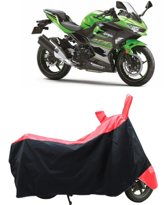 Coxtor Two Wheeler Cover for Kawasaki(Ninja 400, Red)