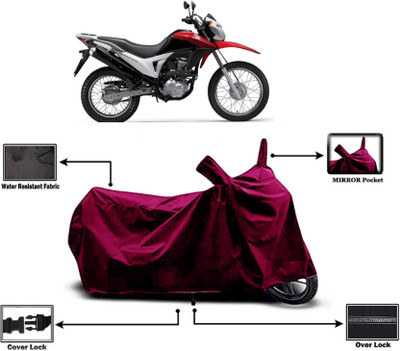 AASHTIK MART Two Wheeler Cover for Honda(NXR 160, Maroon)