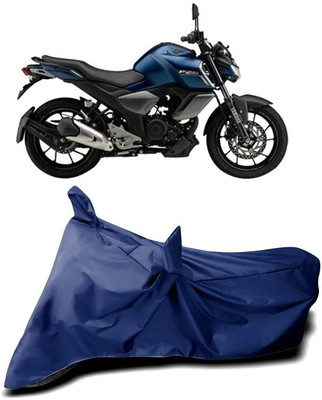 AASHTIK MART Two Wheeler Cover for Yamaha(FZ S FI New BS6, Blue)