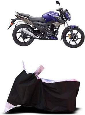 RAAMKM Waterproof Two Wheeler Cover for TVS(Raider, Grey, Black)