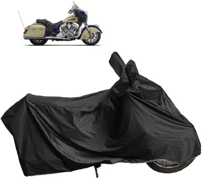 DIGGU Two Wheeler Cover for Indian(Chieftain, Black)