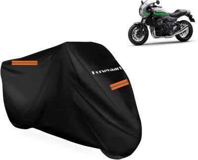 Horseyaart Waterproof Two Wheeler Cover for Kawasaki(Z900 RS Cafe Racer, Black)