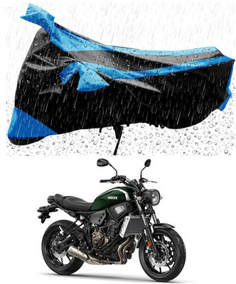 MMSSTAR Waterproof Two Wheeler Cover for Yamaha(XSR300, Blue, Black)