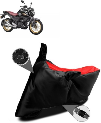 PAGORA Waterproof Two Wheeler Cover for Yamaha(FZ S FI New, Red)