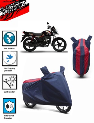 J S R Waterproof Two Wheeler Cover for Mahindra(Pantero, Blue, Red)