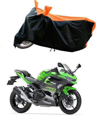 DeepShakshi AUTOMOTIVE Waterproof Two Wheeler Cover for Kawasaki(Ninja 250, Orange)
