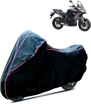 GGK RANTAL Waterproof Two Wheeler Cover for Kawasaki(Versys 650, Black)