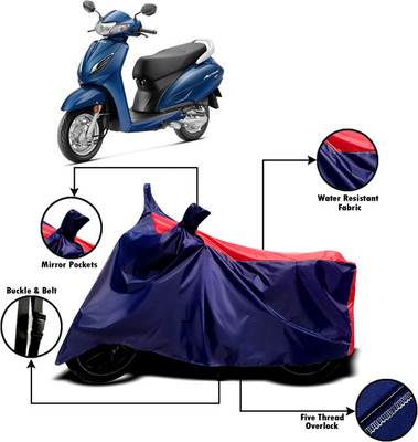 XOCAVO Two Wheeler Cover for Honda(Activa 5G, Red, Blue)