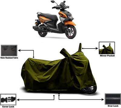 Amexride Two Wheeler Cover for Yamaha(RayZR 125 Fi, Green)
