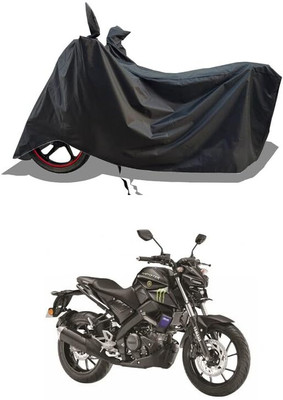 AASHTIK MART Two Wheeler Cover for Yamaha(MT-15, Black)